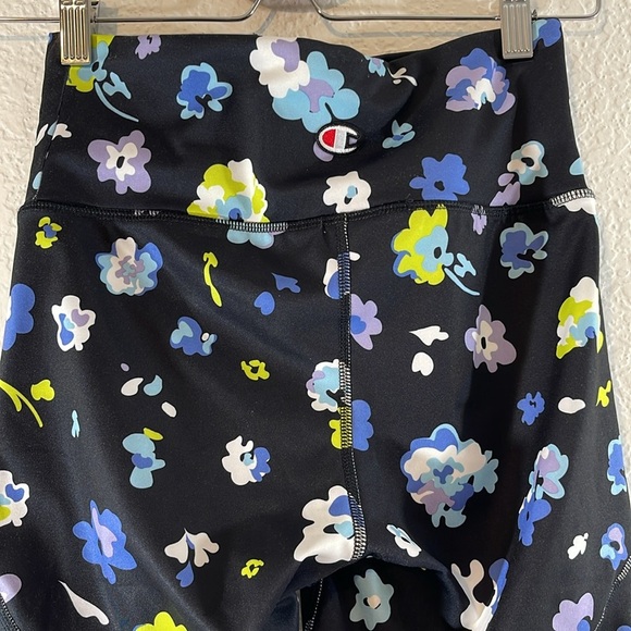 CHAMPION Women's Sport Floral Print Knee Tight Size Small NEW - Picture 7 of 12